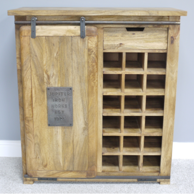 Industrial Wine Cabinet