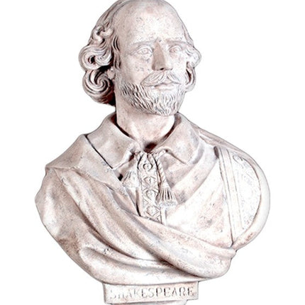 William Shakespeare Bust - Roman Stone- Clearance
