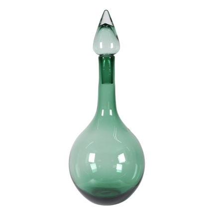 Large Empoli Style Emerald Glass
