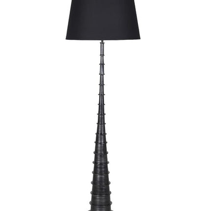 Tall Black Spindle Floor Lamp