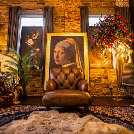 Cavendish Chesterfield in Hand Antiqued Buffalo Leather - New