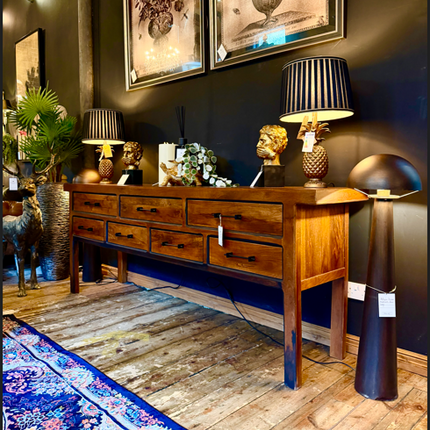 Large Vintage Console Table - Factory Seconds
