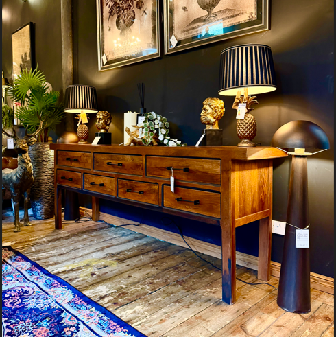 Large Vintage Console Table - Factory Seconds