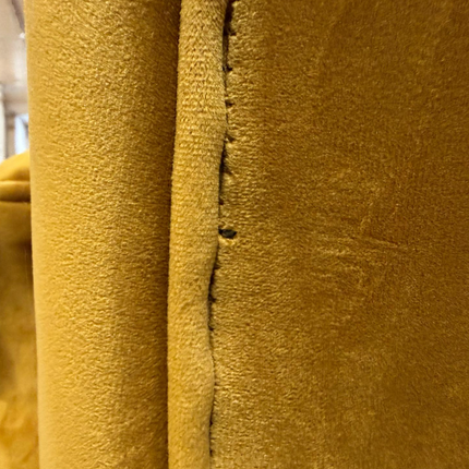Bugsby 2 Seater Sofa in Plush Mustard Velvet - Ex Display