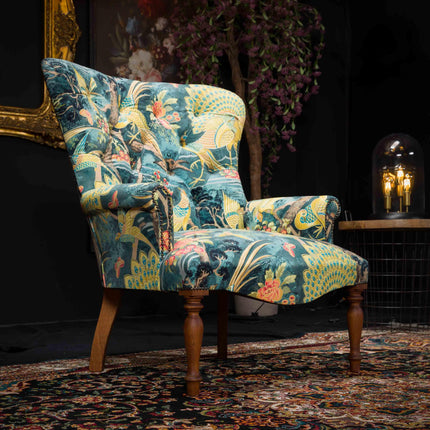 Selfridges Buttoned Wing Back Chair