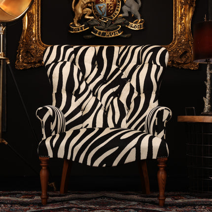 Selfridges Buttoned Wing Back Chair