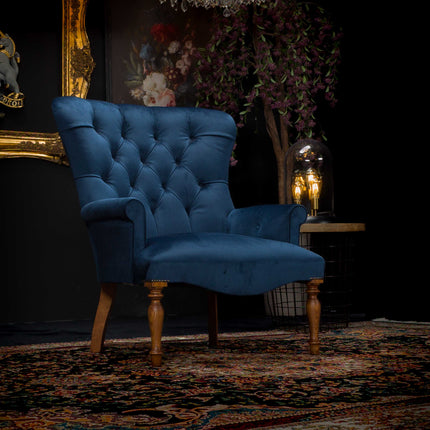 Selfridges Buttoned Wing Back Chair