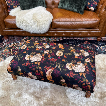 Selfridges Footstool in Willow Dusk - Large