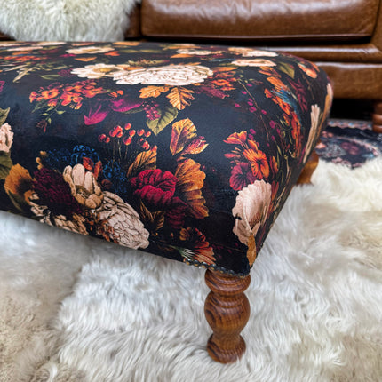 Selfridges Footstool in Willow Dusk - Large