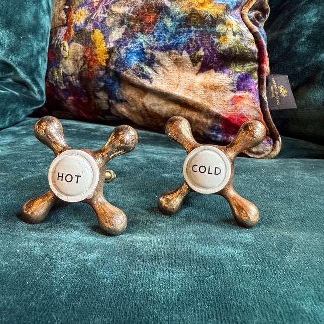 Set of 2 Bathroom Door Knobs