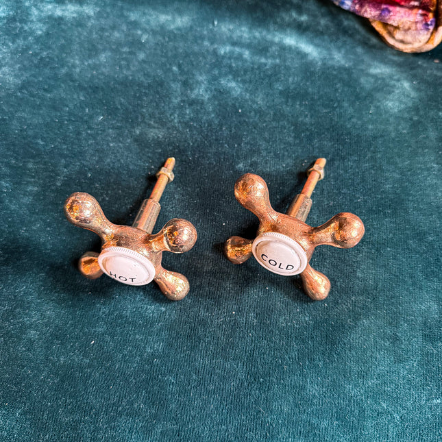 Set of 2 Bathroom Door Knobs