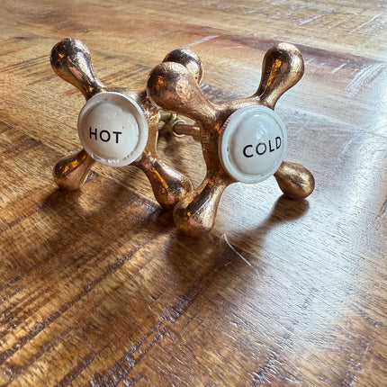 Set of 2 Bathroom Door Knobs