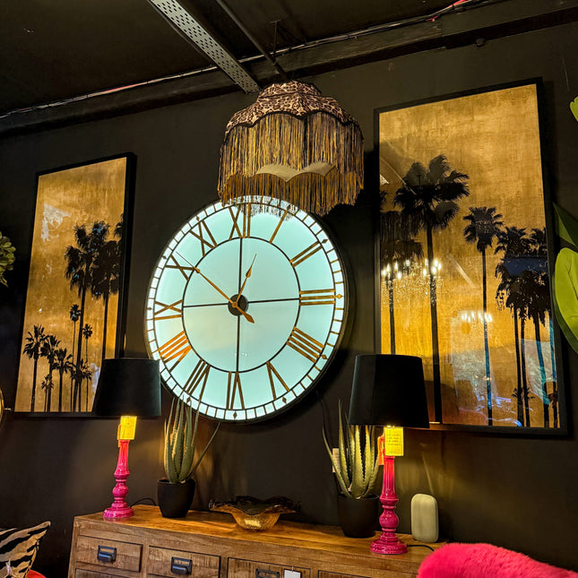 Set of 2 Tall Palm Tree Pictures