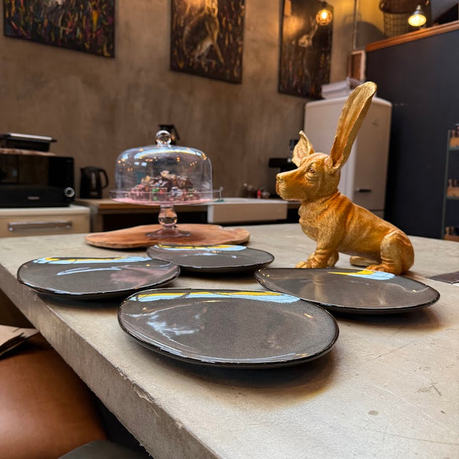 Set of 4 Ash Dinner Plates