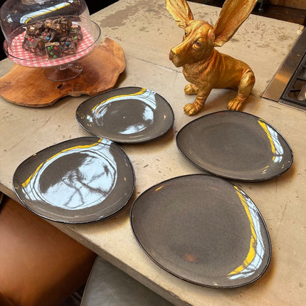 Set of 4 Ash Dinner Plates