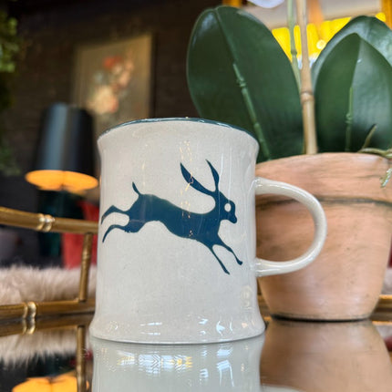 Set of 4 Hare Mugs