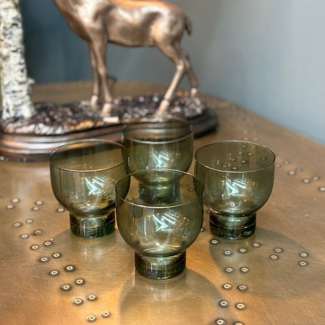 Set of 4 Olive Green Tumblers