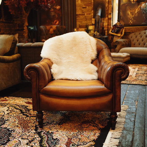 Sheepskin Rug in Oyster (Various Sizes)