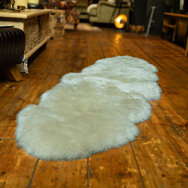 Sheepskin Rug In Cream Oyster - Double