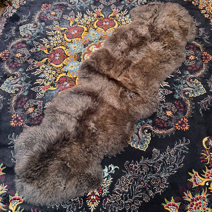 Sheepskin Rugs in Chocolate Brown (Various Sizes)