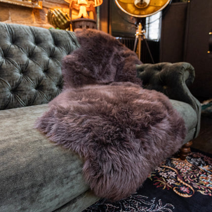 Sheepskin Rugs in Chocolate Brown (Various Sizes)