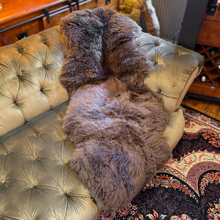 Sheepskin Rugs in Chocolate Brown (Various Sizes)