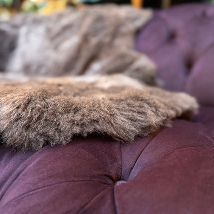 Sheepskin Rugs in Chocolate Brown (Various Sizes)