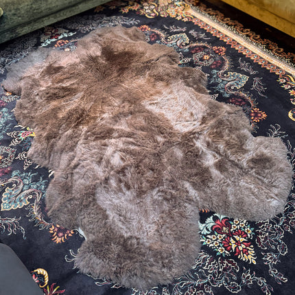 Sheepskin Rugs in Chocolate Brown (Various Sizes)