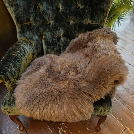 Sheepskin Rugs in Chocolate Brown (Various Sizes)
