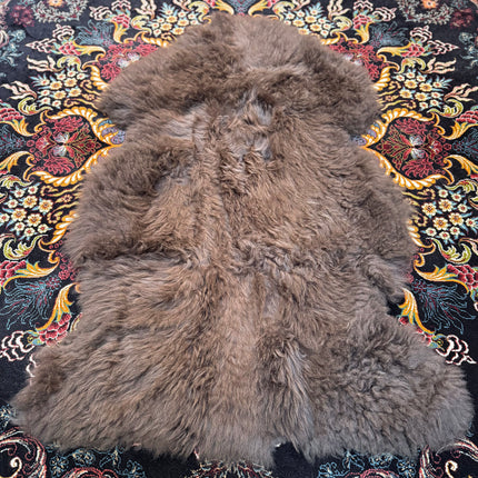 Sheepskin Rugs in Chocolate Brown (Various Sizes)