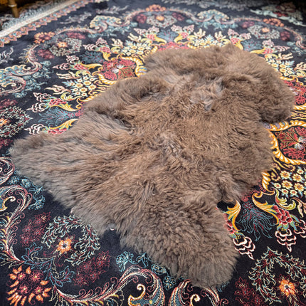 Sheepskin Rugs in Chocolate Brown (Various Sizes)