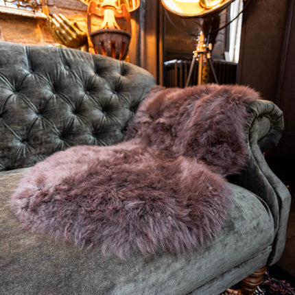 Sheepskin Rugs in Chocolate Brown (Various Sizes)