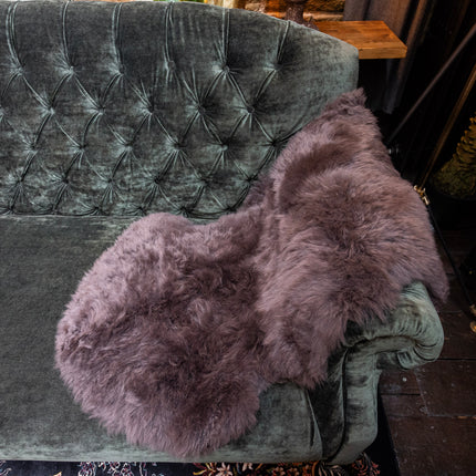 Sheepskin Rugs in Chocolate Brown (Various Sizes)