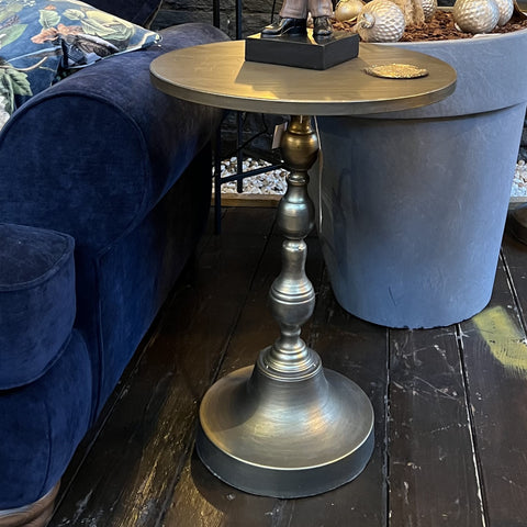 Side Table in Antique Gold