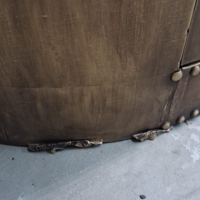 Aviator Sideboard Cabinet in Brass - Factory Seconds