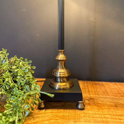 Slim Table Lamp with Black Shade