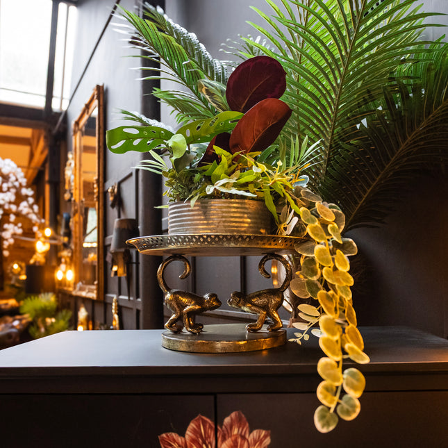 Small Gold Monkey Stand