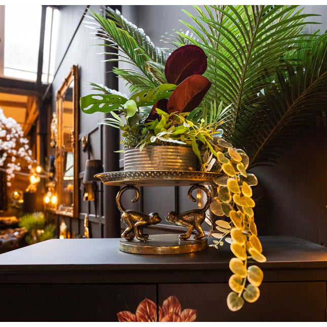 Small Gold Monkey Stand