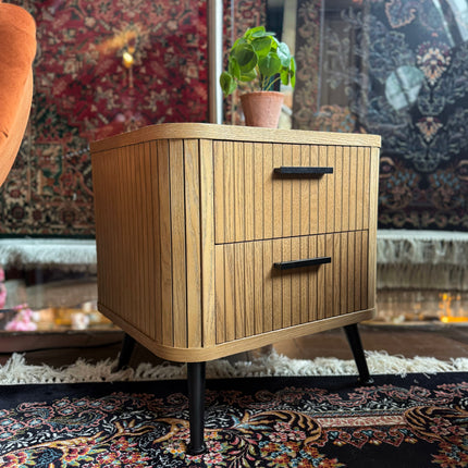 Small Wooden Bedside Cabinet