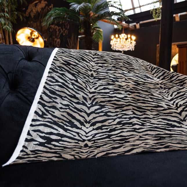 Small Zebra Cream Fabric - Clearance