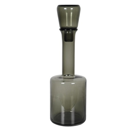 Smoked Grey Glass Bottle