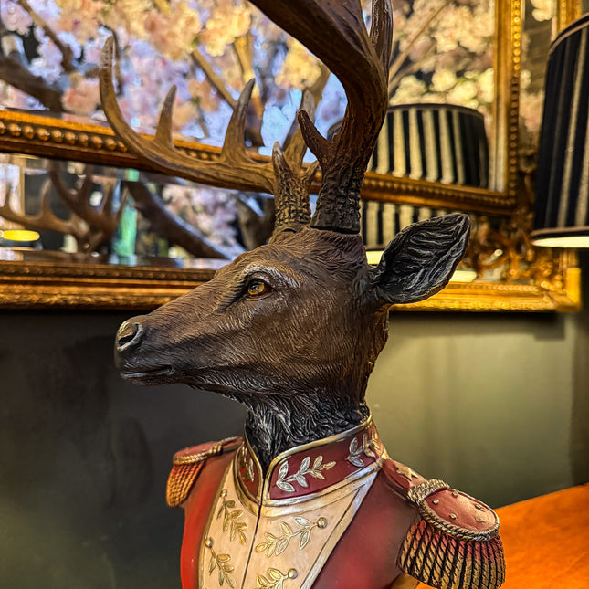 Square Base Medium Gentry Stag Bust