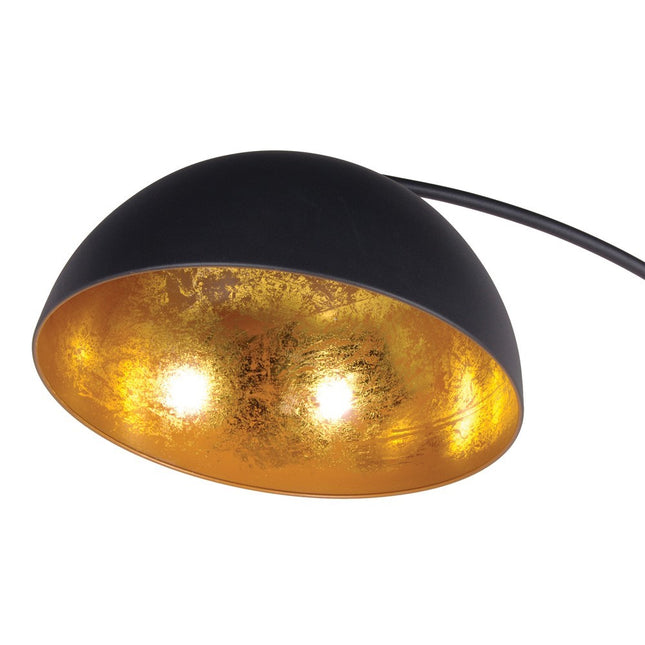 Black Curved Floor Lamp