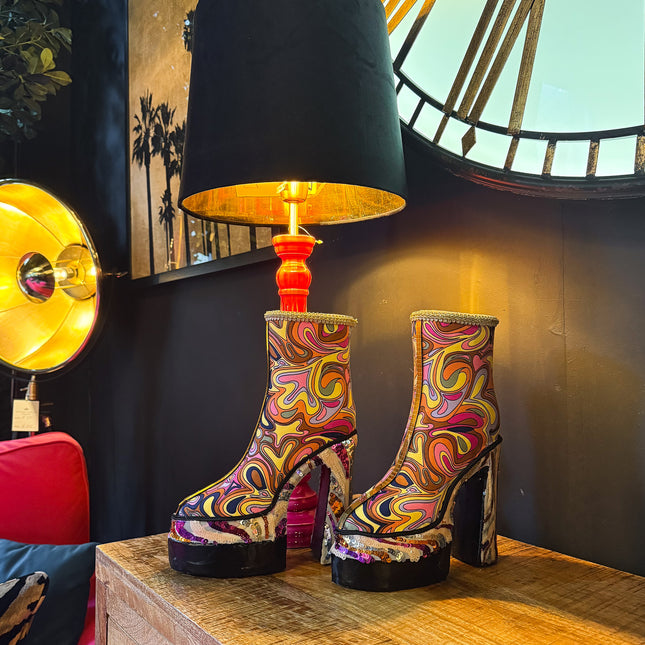 Tall Groovy Platform Boots