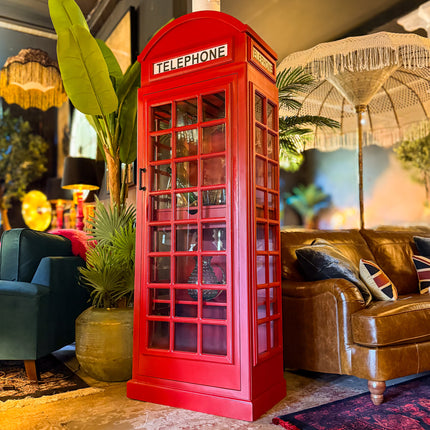 Telephone Box Storage Cabinet Bar - Ex Display
