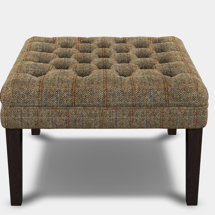 Mackenzie Tetrad Buttoned Footstool