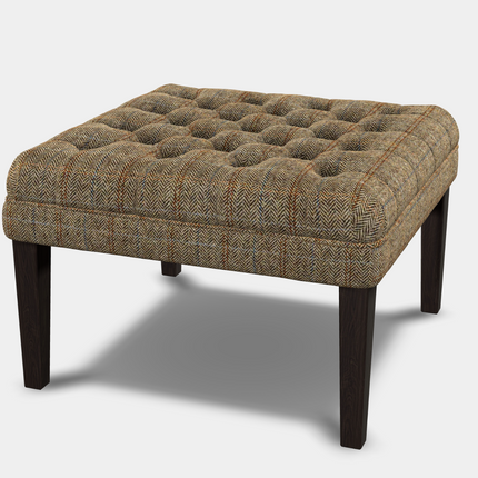 Mackenzie Tetrad Buttoned Footstool