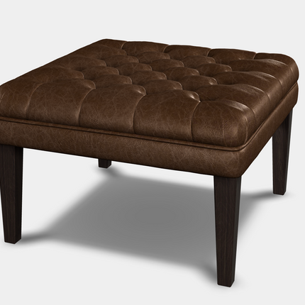 Mackenzie Tetrad Buttoned Footstool