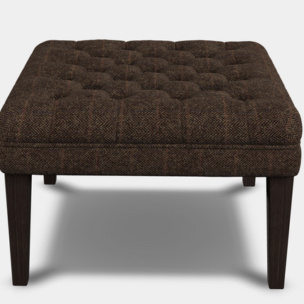 Mackenzie Tetrad Buttoned Footstool