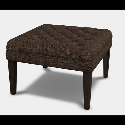 Mackenzie Tetrad Buttoned Footstool